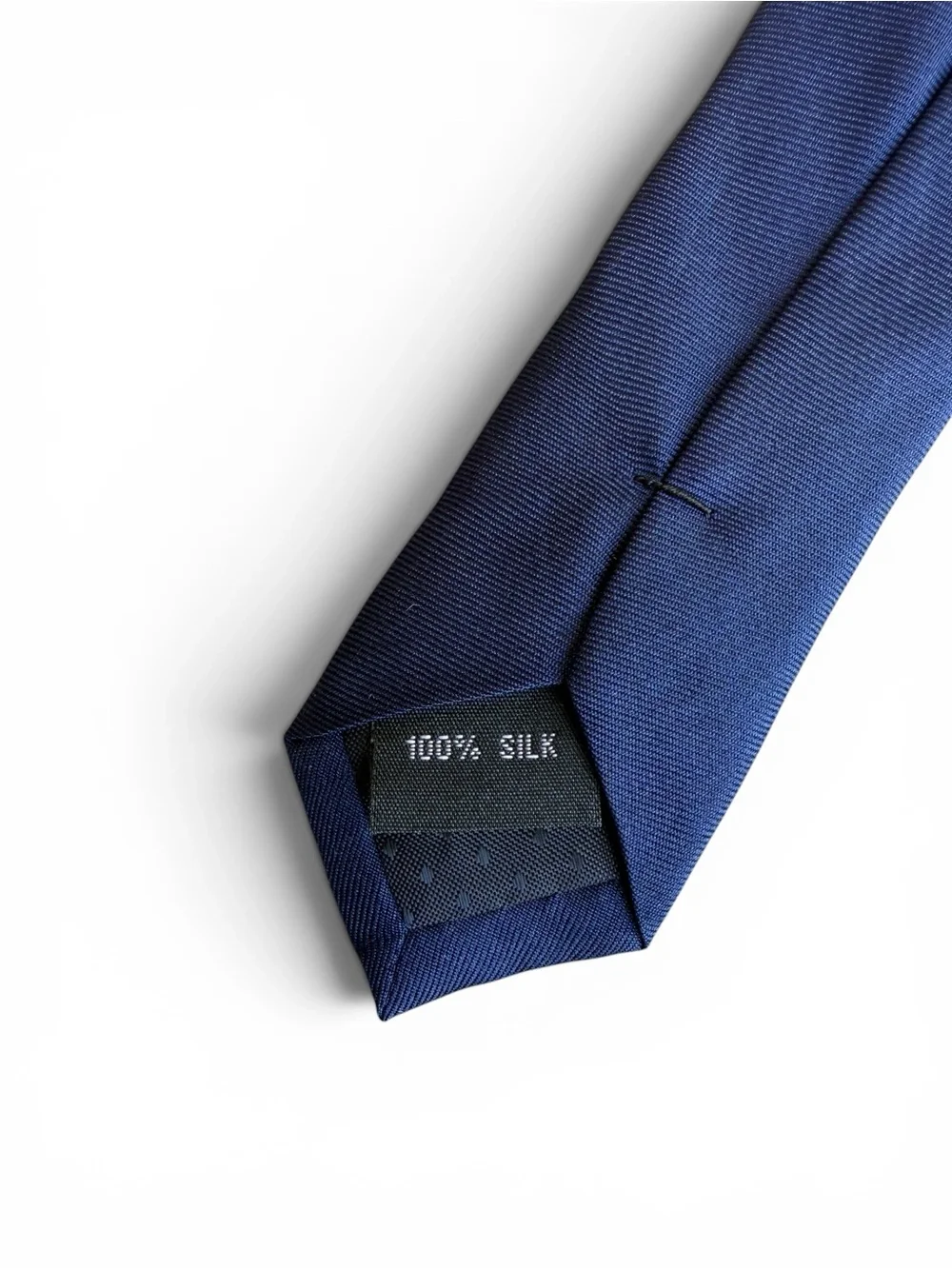 Vintage Aviation Runway Navy Blue Graphic Silk Tie